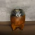 Mate Torpedo Uruguayo Exclusivo, Virola Alpaca Cincelada al Lacre, Cuero Liso, Avejentado - Modelo 6