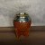 Mate Torpedo PREMIUM, Virola Alpaca, Cuero Crocco - Modelo 2