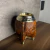 Mate Torpedo Exclusivo, Virola Alpaca, Cuero Repujado Premium, Base y Bolitas, Avejentado - Modelo 4 - comprar online
