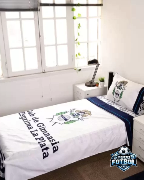 JUEGO DE SABANAS 1 1/2 PLAZAS GIMNASIA DE LA PLATA - comprar online