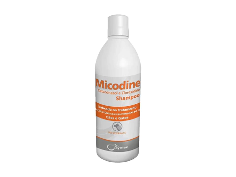 Shampoo Micodine Cães Gatos Syntec 500ml