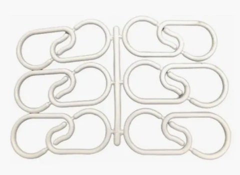 Ganchos de Plastico Transparente Para Cortina de Baño - Daccord - GAN0IMP 07