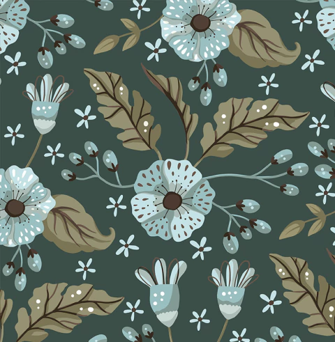 Pájaros y Flores 03 - comprar online
