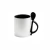 Caneca Reta Colher Alça e Interior Preta