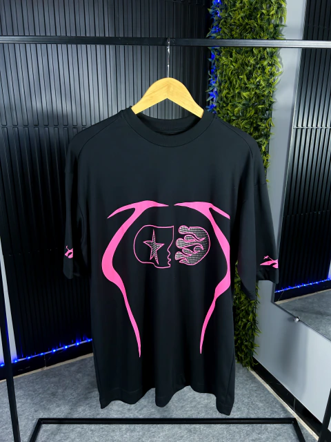 Camiseta Oversized Hellstar - Preta