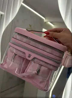 Kit Necessaires 4 em 1 Train Case - SG IMPORTADOS | Perfumes e Cosméticos