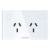 Tomacorriente de pared doble con interruptor Smart Wifi Norlink Classic