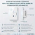 Tomacorriente con puertos USB A y USB C Norlink Classic - comprar online