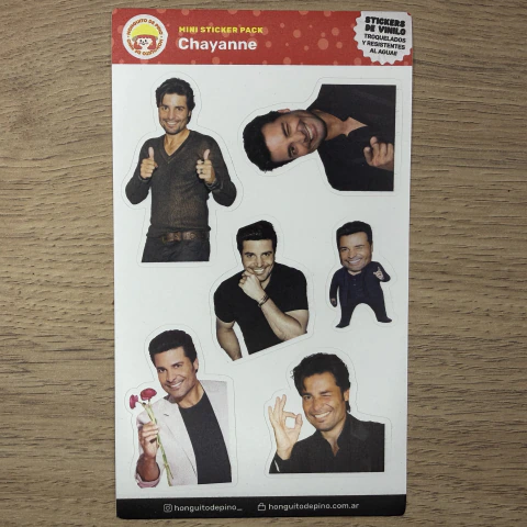 Plancha de Stickers Chayanne - comprar online
