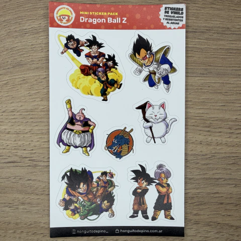 Plancha de Stickers Dragon Ball Z - comprar online