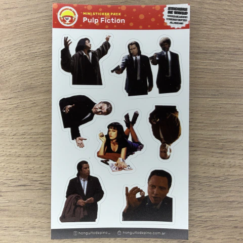 Plancha de Stickers Pulp Fiction - comprar online