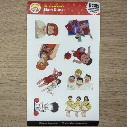 Plancha de Stickers Slam Dunk - comprar online