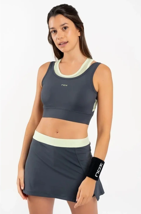 TOP NOX FEMININO PRO - CINZA CARVAO