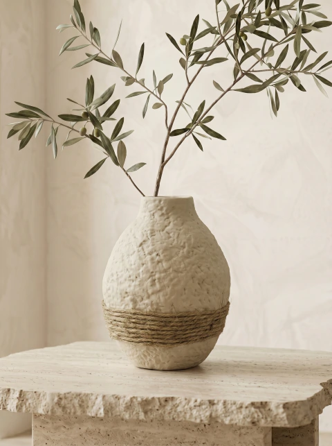 Florero de cerámica - Jarrón