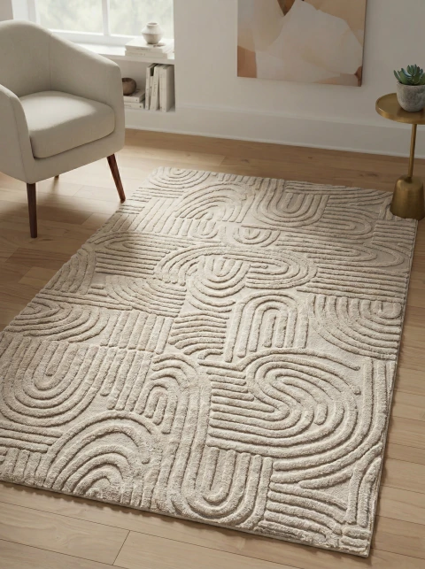 Alfombra Baru Beige 120x170