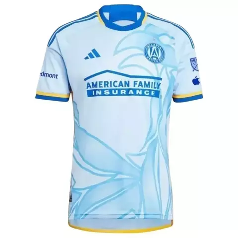 Camisa Atlanta United II 24/25 - Torcedor Adidas Masculina - Azul com detalhes em amarelo