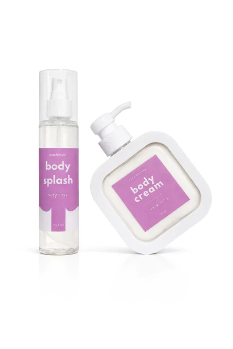 Kit Very Sexy - body cream + body splash - Inspirado por 212 sexy