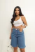 Bermuda Jeans Básica Joelho Maria - V&Y Jeans Atacado