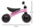 Bicicleta De Equilíbrio 4 Rodas Infantil Rosa Buba na internet