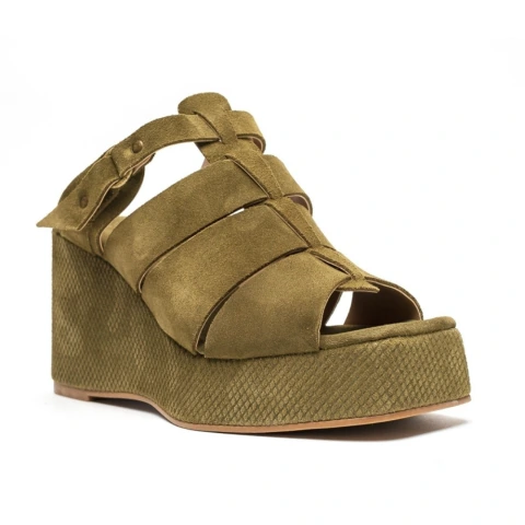 TAMANCO PLATAFORMA ARMY GREEN CAMURÇA