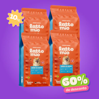KIT 4 Sacos de Ração para Cães Premium Especial com 24% de proteína (10kg total)