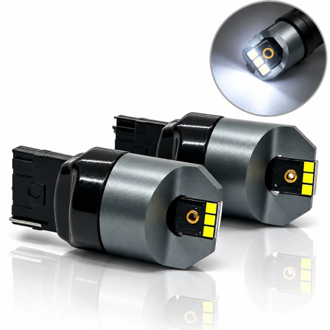 Kit 2 Lamparas Led T20 1 Polo Canbus Blanco Paiton