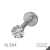 LABRET FLOR PONTO LUZ - comprar online