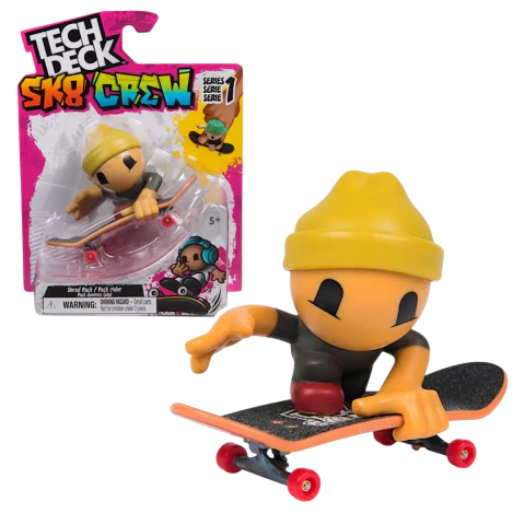 Imagen de Tech Deck Patineta Dedos Fingerboarding Sk8 Crew Muñeco