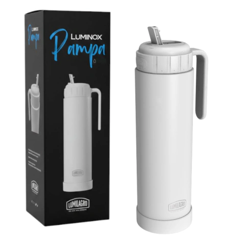 Termo Pampa 1 Litro Acero Inoxidable Lumilagro Luminox Pico Matero - comprar online