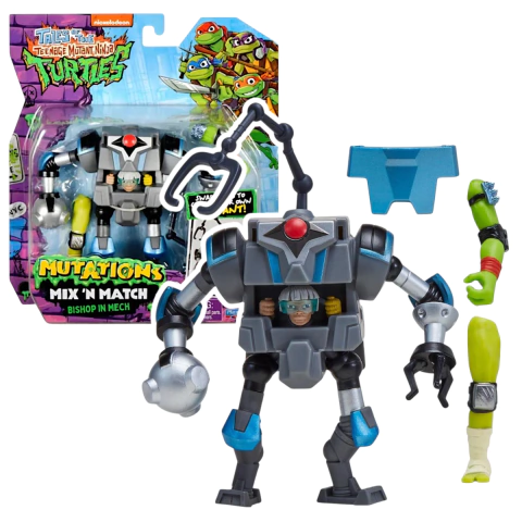 Muñeco Tortugas Ninjas Mutacion Figura + Accesorios Intercambiables Mutations - Shox Store * Jugueteria & Skate Shop *