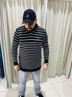 SUETER LISTRADO BROOKS PREMIUM - Twins Store