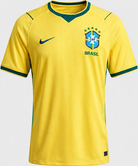 Camisa Seleção Brasileira I 26/27 - Torcedor Nike Masculina - Amarela