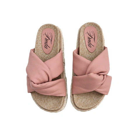 Papete de Couro Nubia - Rosa