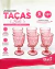Jogo de Taça em Vidro Diamante Rose 340ml - Frazatto