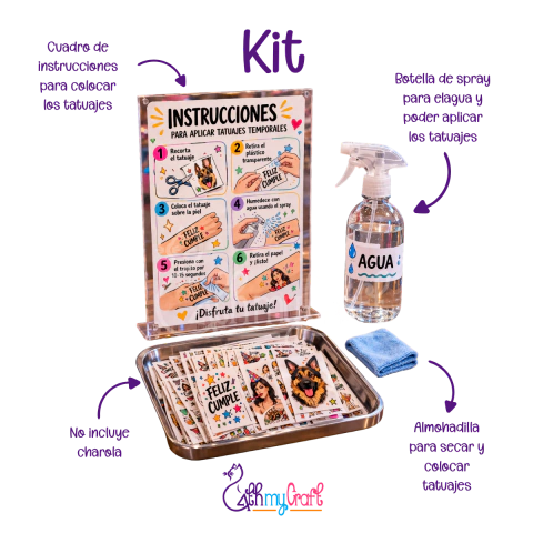 KIT - Tatuajes Temporales