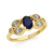 Anillo Oro 18K | Améline Blue