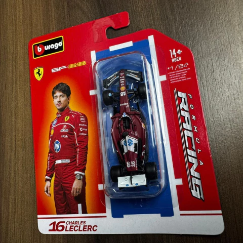 Miniatura Ferrari F1 Charles Leclerc SF-25 #16 2025 1:64 Bburago