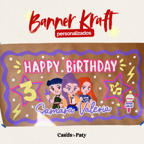 Banners Kraft Personalizados