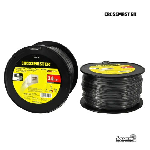 Tanza Dual Con Alma De Nylon Perfil Cuadrado 3,0mm x 1Kg. SKU: 9938154