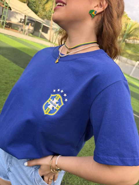 BC048 | T SHIRT BRASÃO BRASIL PLUS