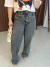 BC865| WID LEG SLIM ESCURA COM BRILHOS