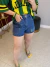 BC473 | SHORT JEANS COM TAXINHAS na internet