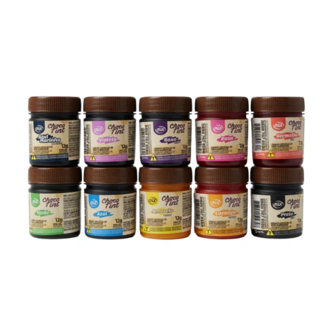 Kit 6 - Corante para Chocolate Choco Tint 12g - Mix