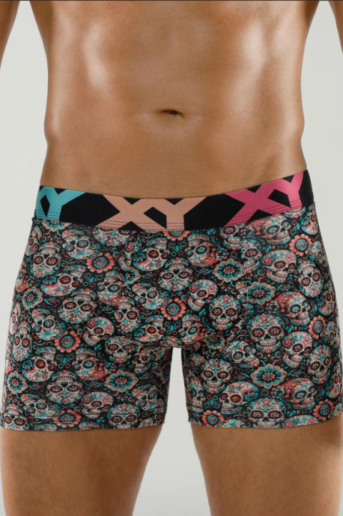 Boxer estampado Skull