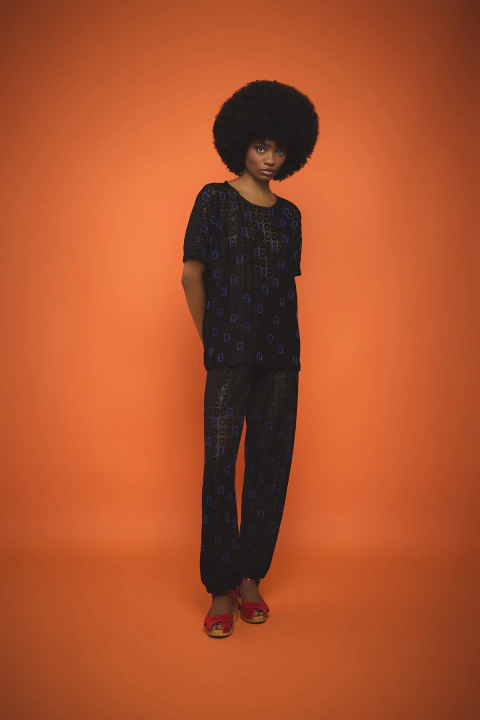 calça quadradinhos bic