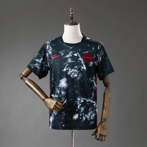 Camisa Seleção Canadá II 26/27 - Torcedor Nike Masculina - Preta