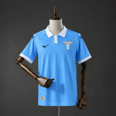 Camisa Lazio I 26/27 - Torcedor Mizuno Masculina - Azul claro