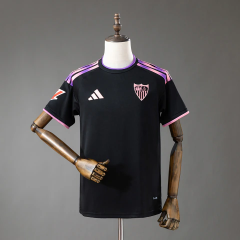 Camisa Sevilla III 26/27 - Torcedor Adidas Masculina - Preta