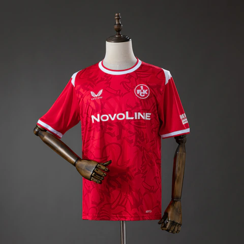 Camisa Kaiserslautern I 26/27 - Torcedor Castore Masculina - Vermelha