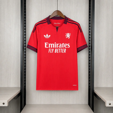 Camisa Lyon II 26/27 - Torcedor Adidas Masculina - Vermelha